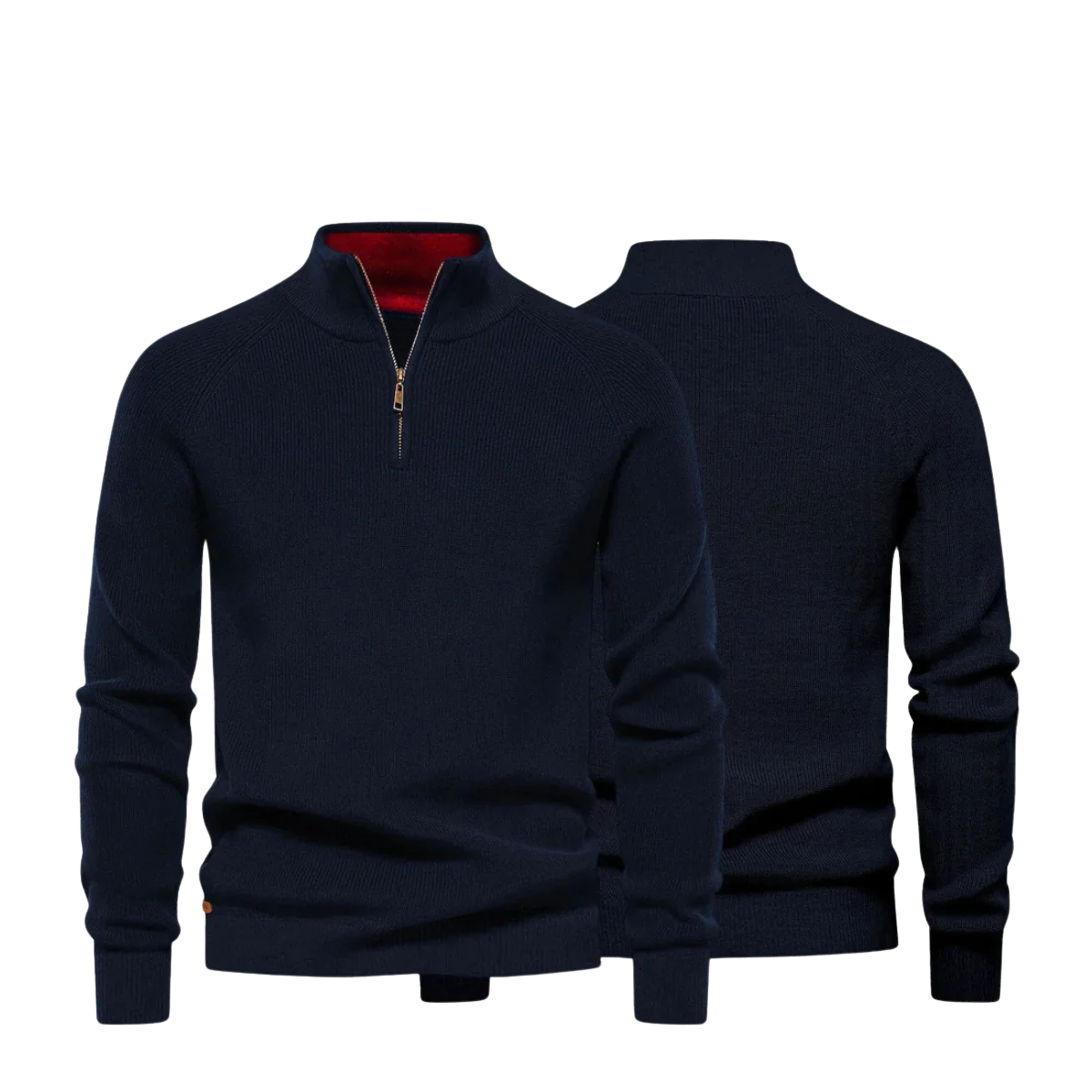 Halber zeitloser Retro-Pullover