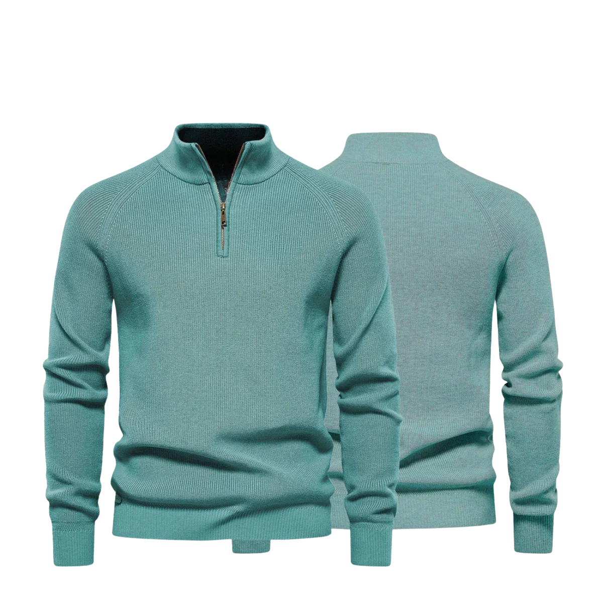 Halber zeitloser Retro-Pullover