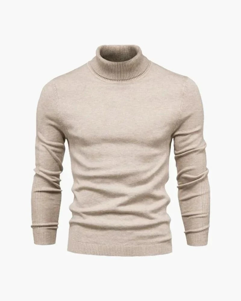 Classic men's turtleneck sweater